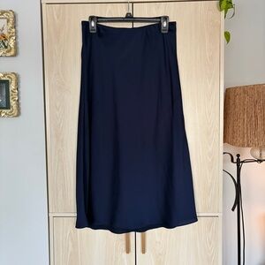J crew Navy Midi Skirt